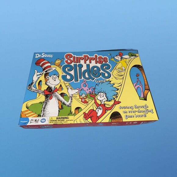 Dr. Seuss Surprise Slides Board Game Cat in the Hat Wonder Forge Complete - Picture 2 of 11